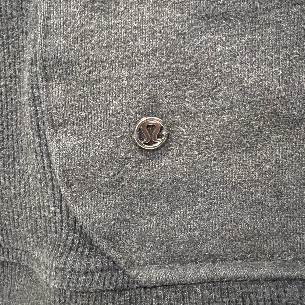 lululemon athletica Women's Dark Gray Asymmetrical Zip Jacket - Picture 3 of 6